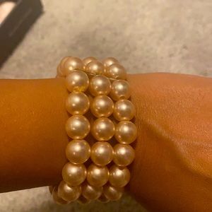 Faux Pearl Bracelet